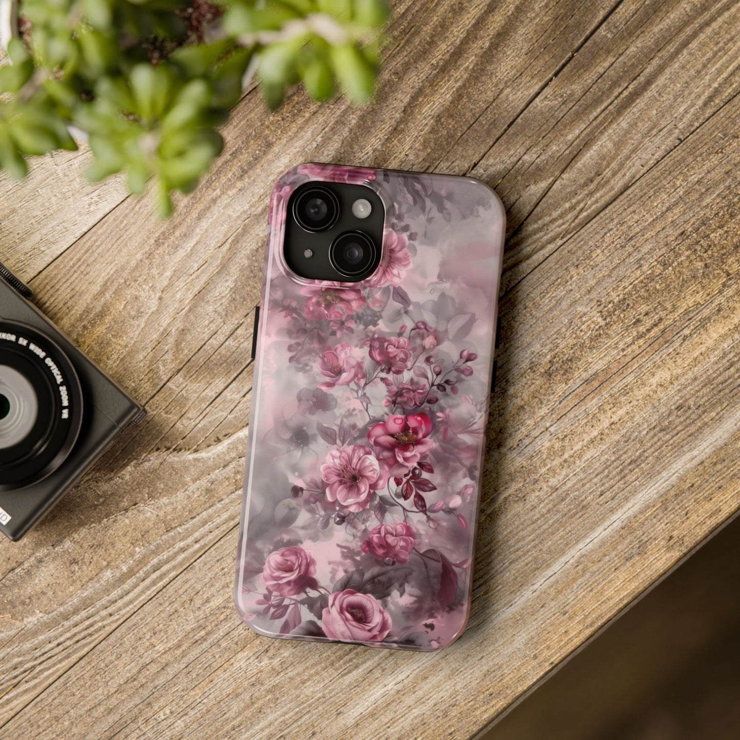 Watercolor Abstract Classic Flowers Tough Phone Case