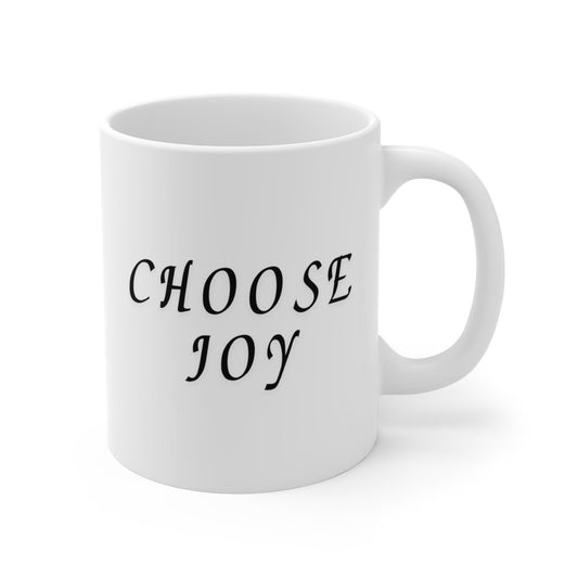 Happiness Brew: 'Choose Joy' Morning Mug - Texts and Threads