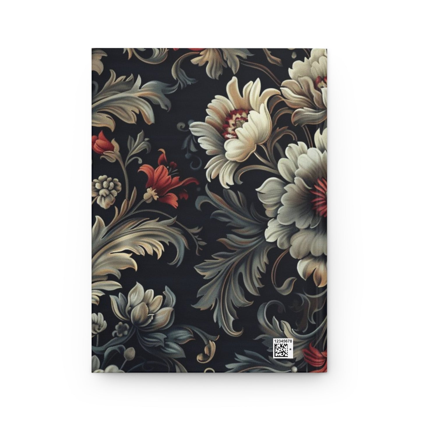 Charming Petals Floral Design Hardcover Notebook