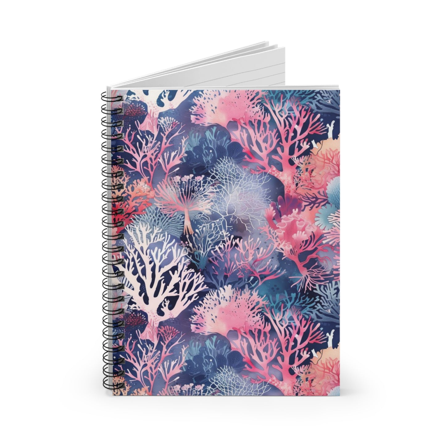 Oceanic Beauty: Coral Reef Spiral Notebook