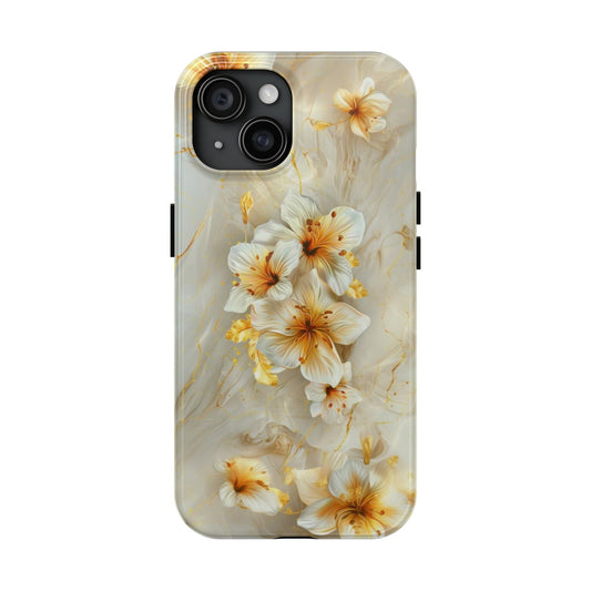 Watercolor Classic Flowers Impact-Resistant Phone Case