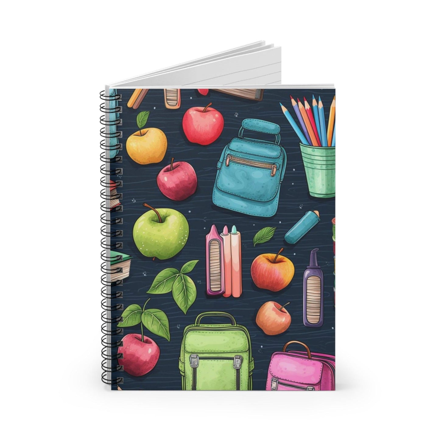 Back to School Essentials: Ruled Line Chic Spiral Notebook for Students - Texts and Threads