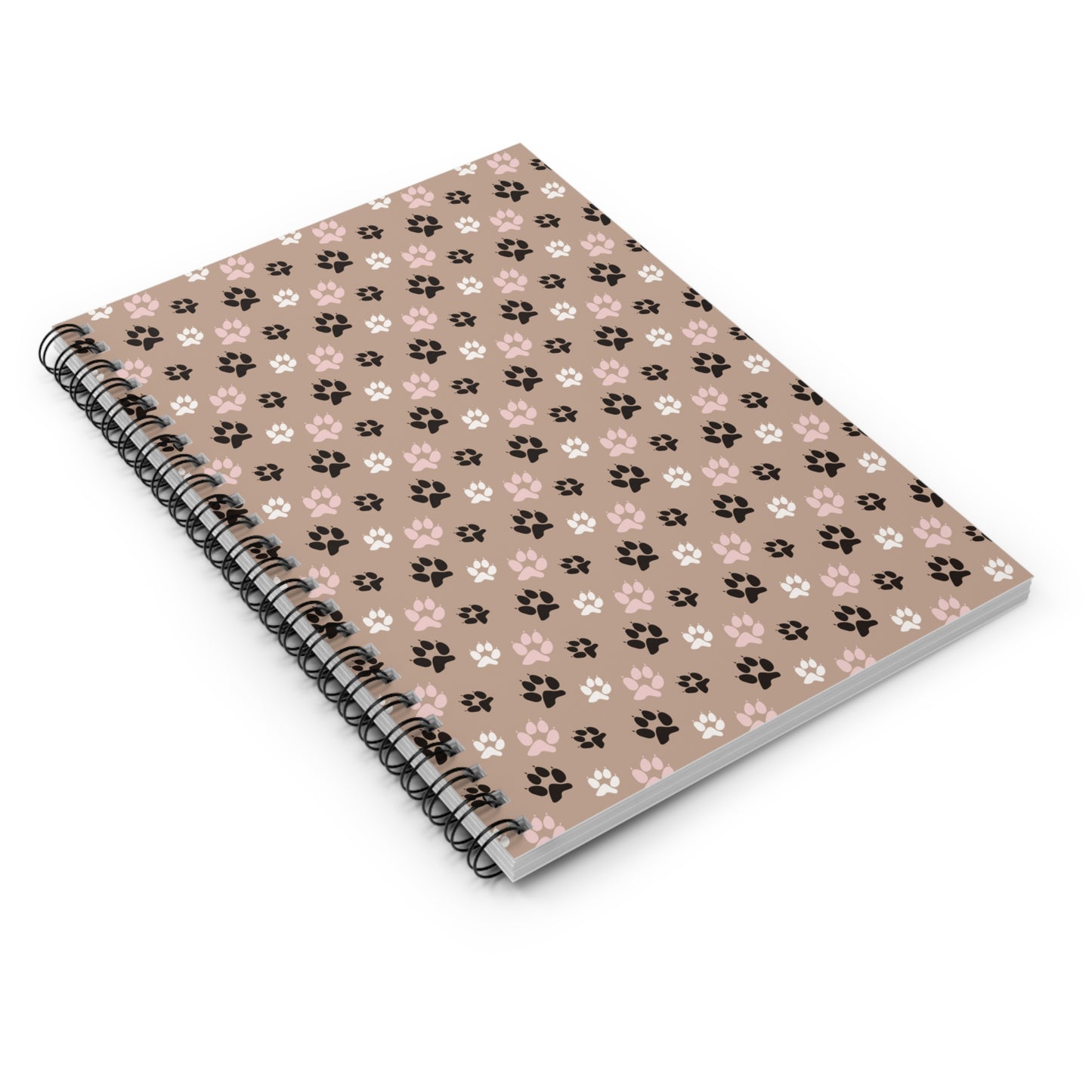 Pawsitively Perfect: Dog Paw Print Spiral Journal