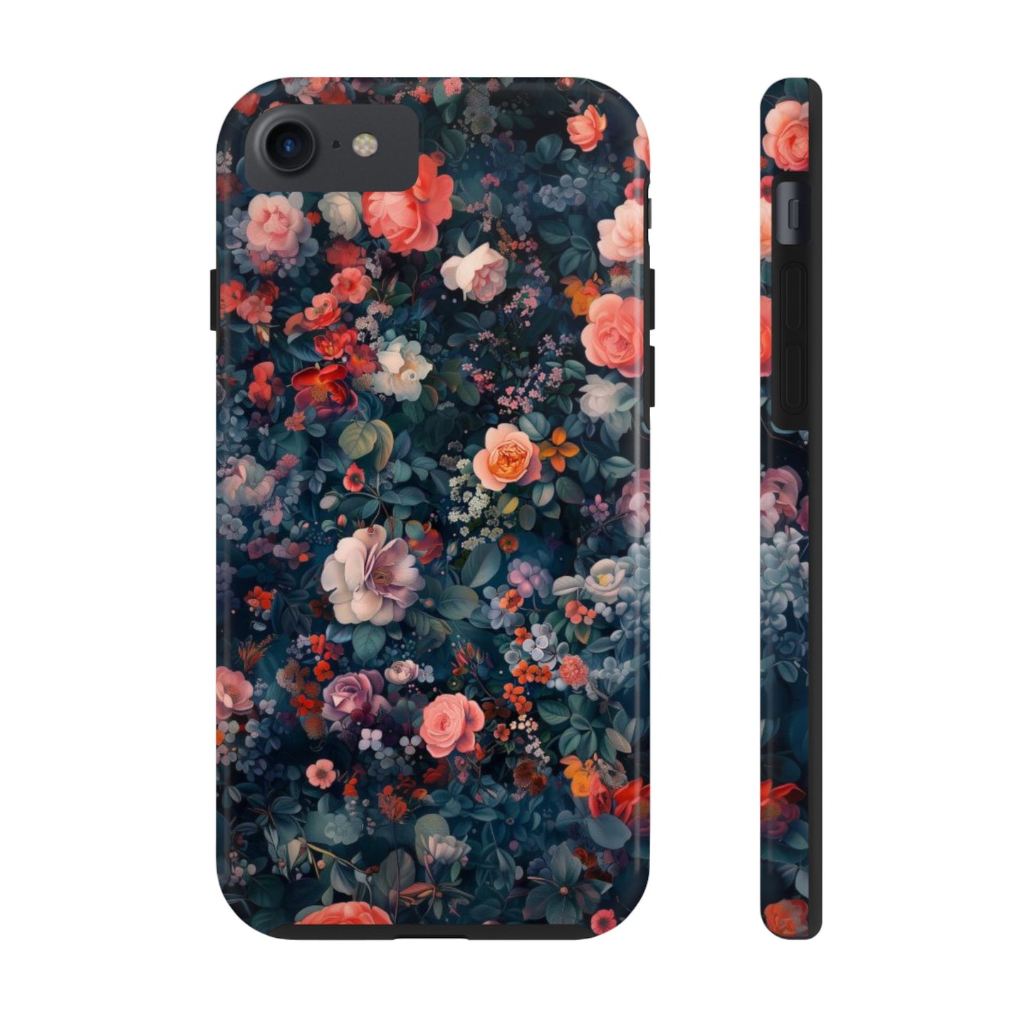 Watercolor Floral Landscape Impact-Resistant Phone Case