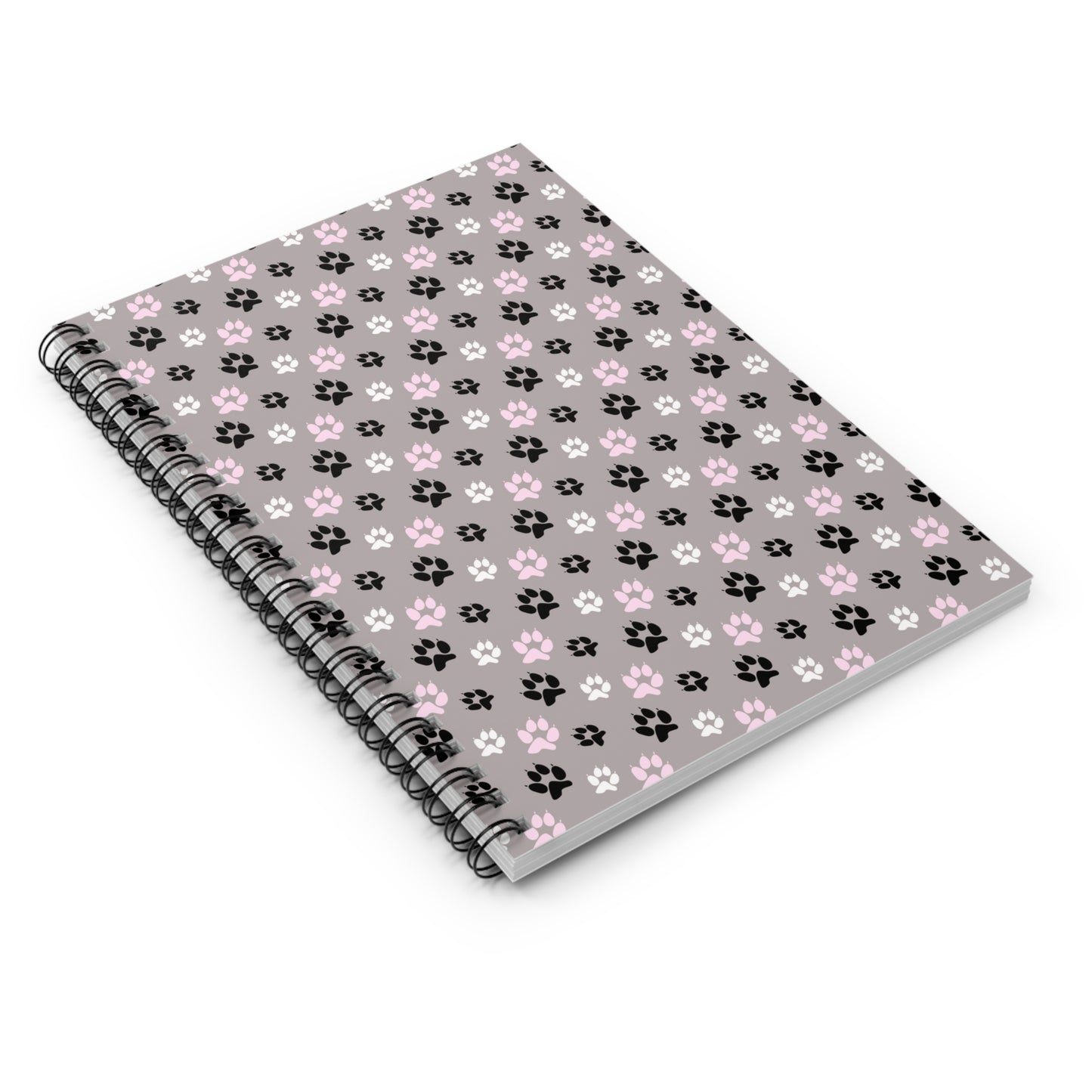 Paws and Claws: Dog-Themed Spiral Notebook