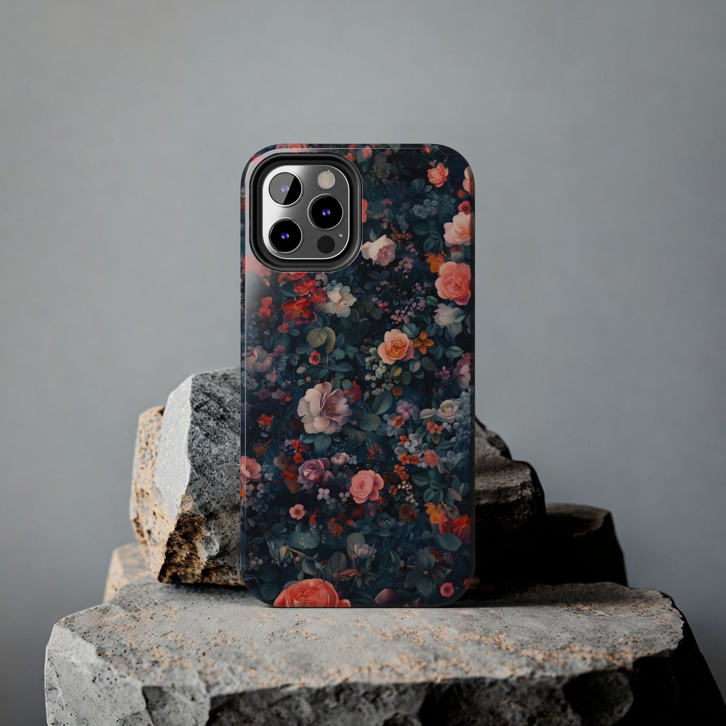 Watercolor Floral Landscape Impact-Resistant Phone Case