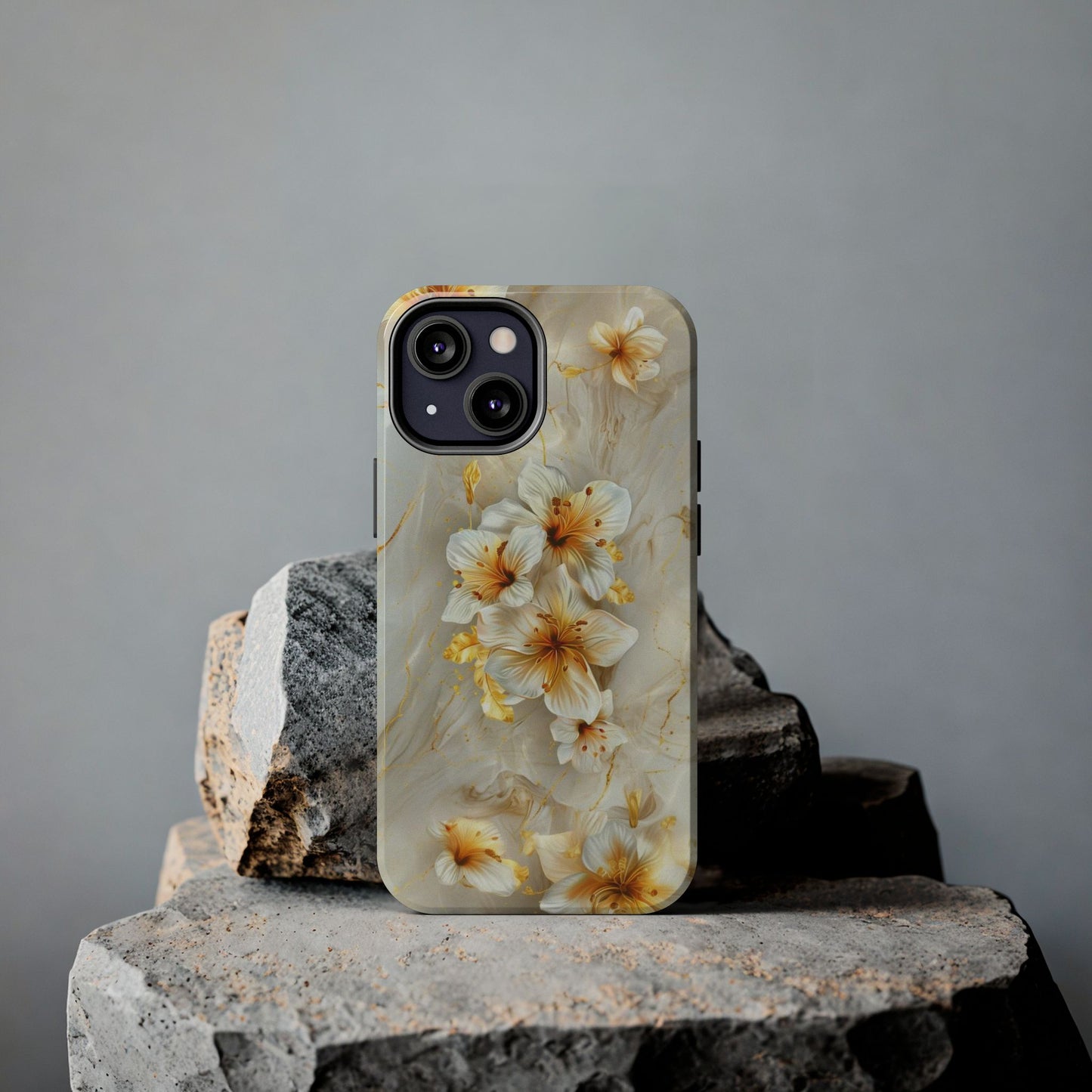 Watercolor Classic Flowers Impact-Resistant Phone Case