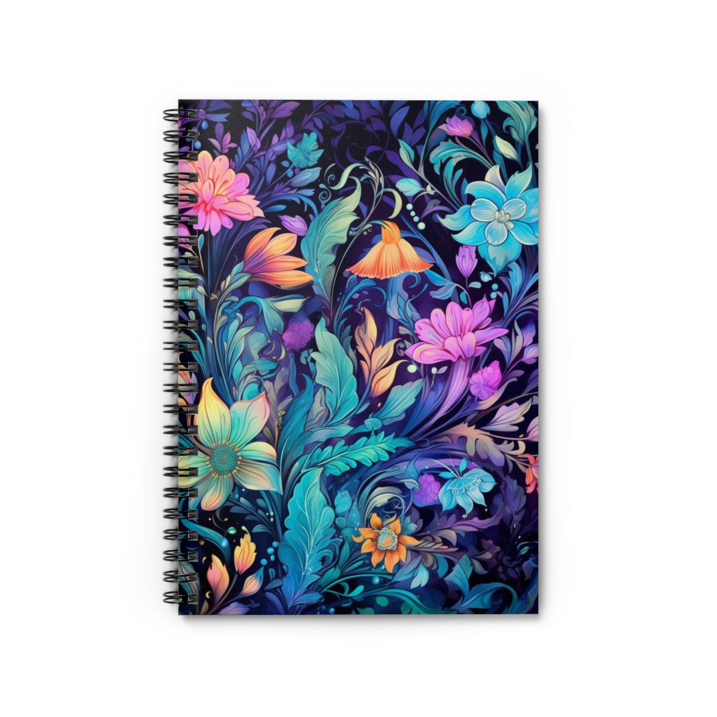 Floral Enchantment: Magical Garden Spiral Notebook