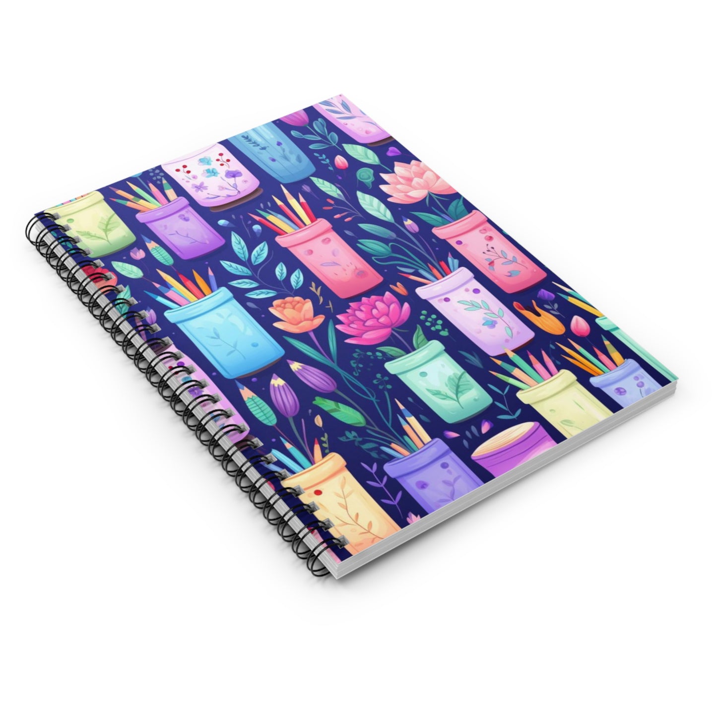 Learning in Style: School-Themed Spiral Notebook