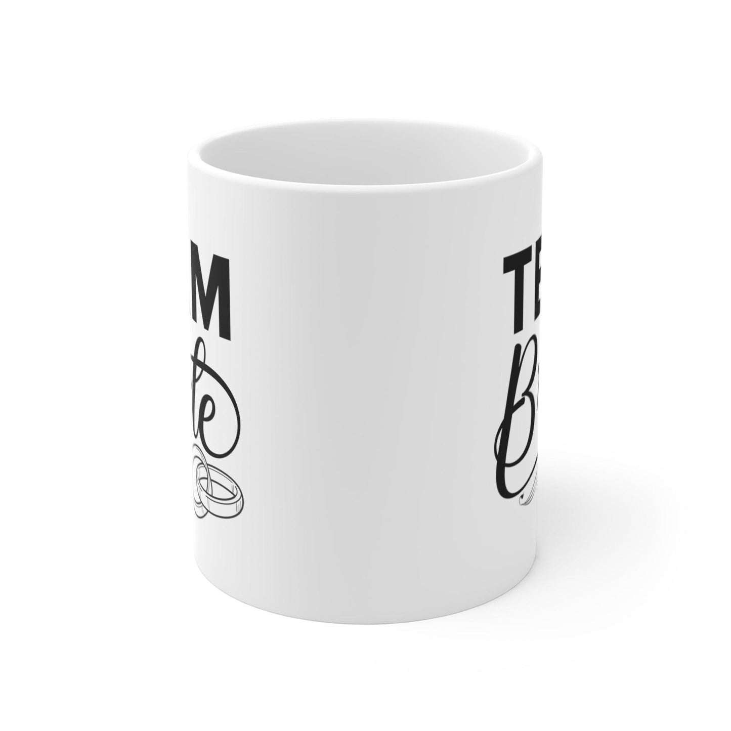 Team Bride: Celebratory Wedding Mug for the Bridal Party - Texts and Threads