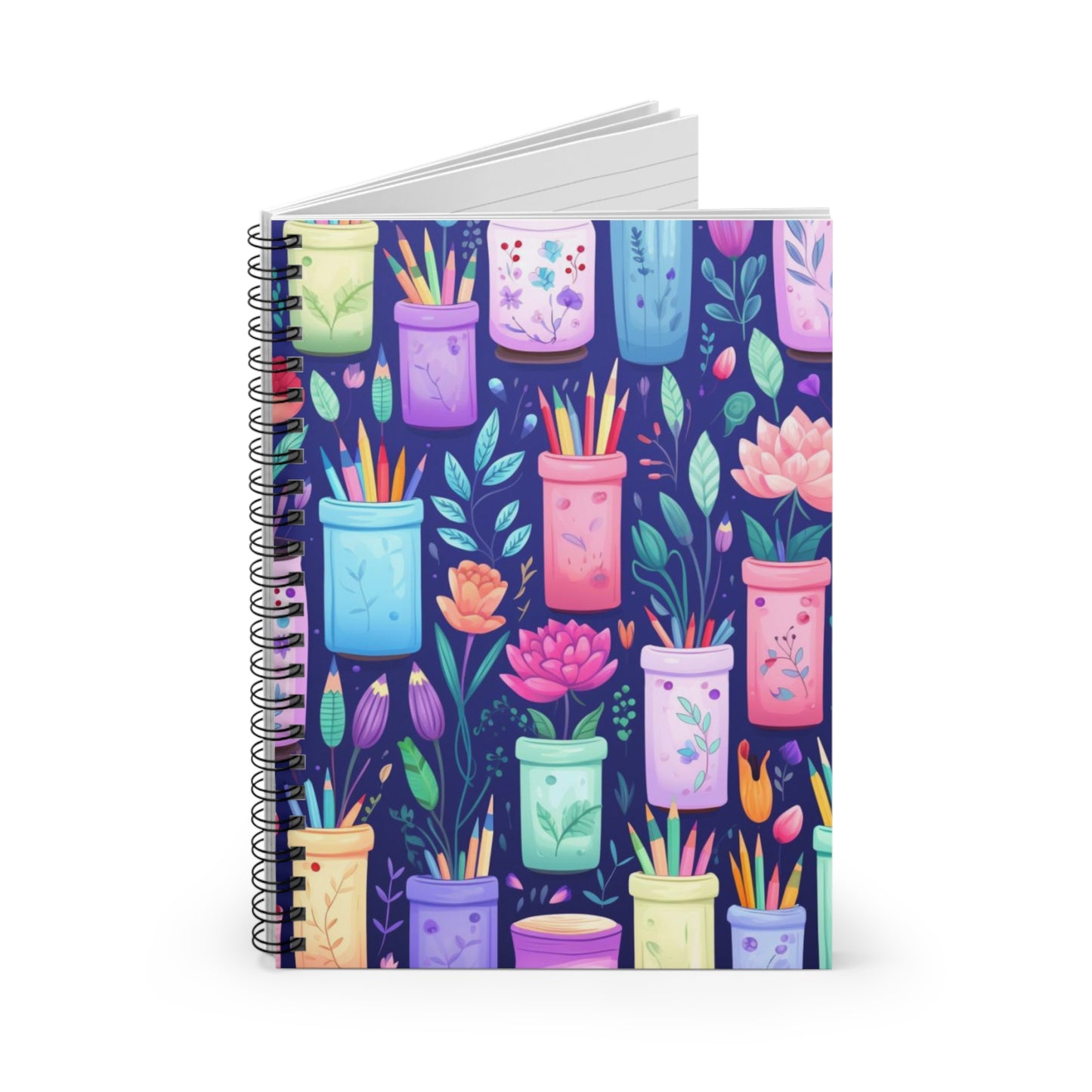 Learning in Style: School-Themed Spiral Notebook