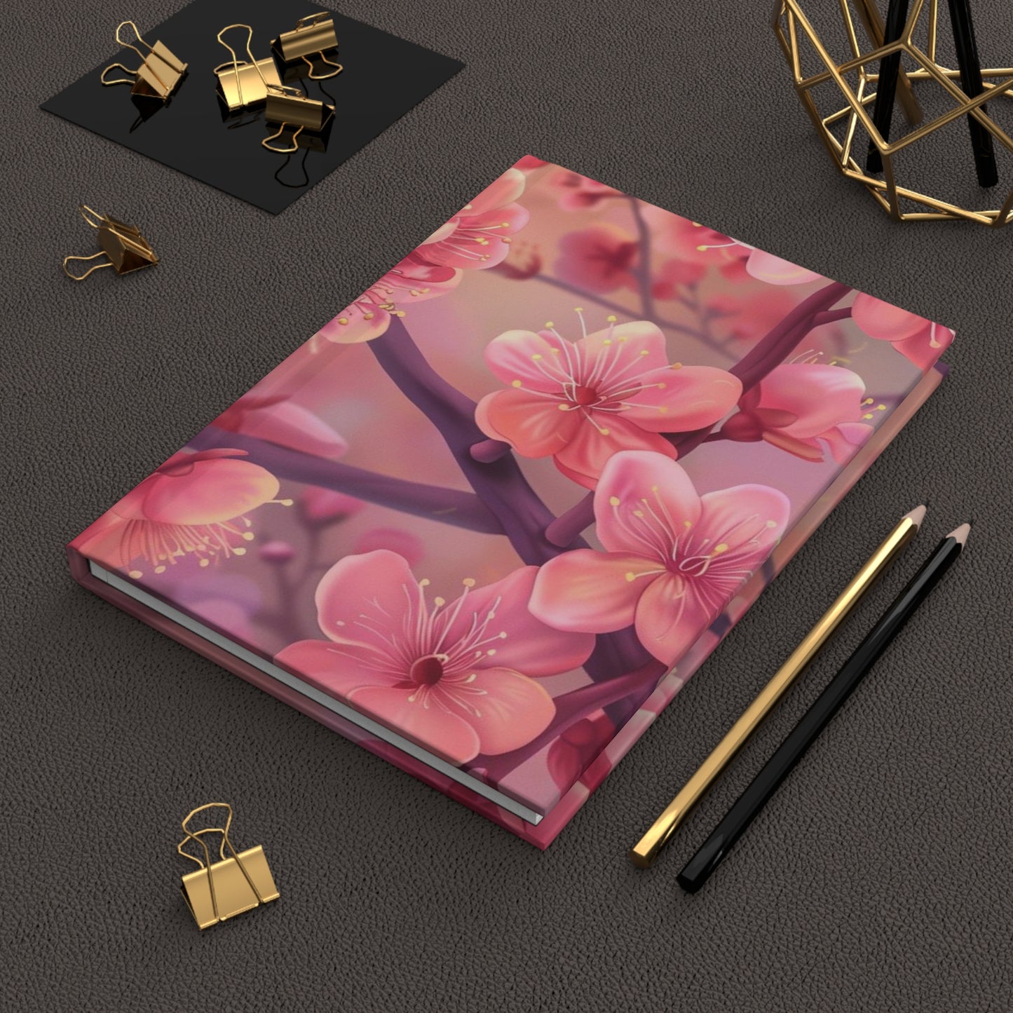 Cherry Blossom Dreams: Elegant Hardcover Notebook