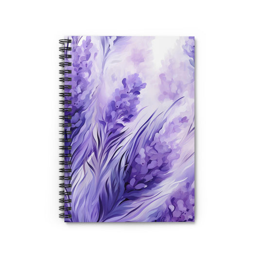 Lavender Petals: Fresh Floral-Themed Spiral Notebook