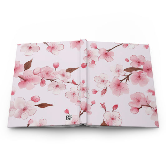 Cherry Blossom Elegance: Stunning Hardcover Notebook