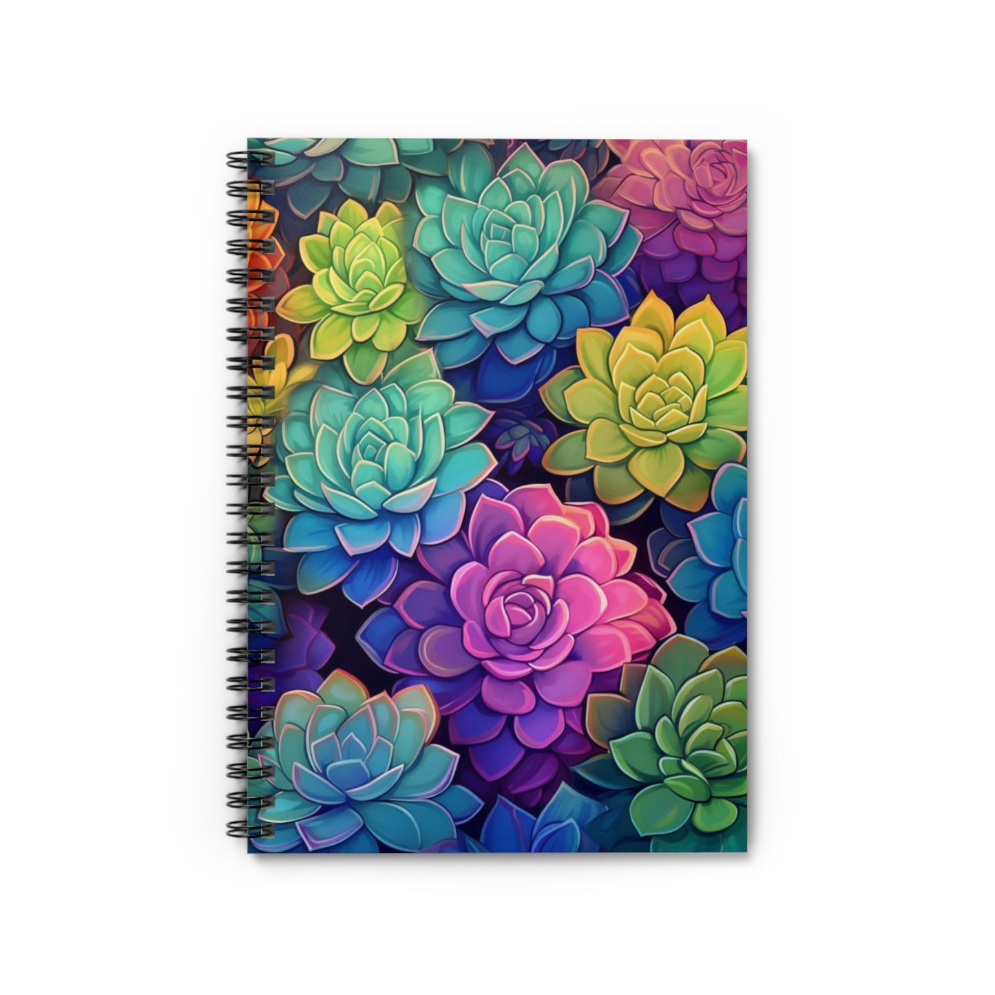 Succulent Oasis: Beautiful Spiral Journal