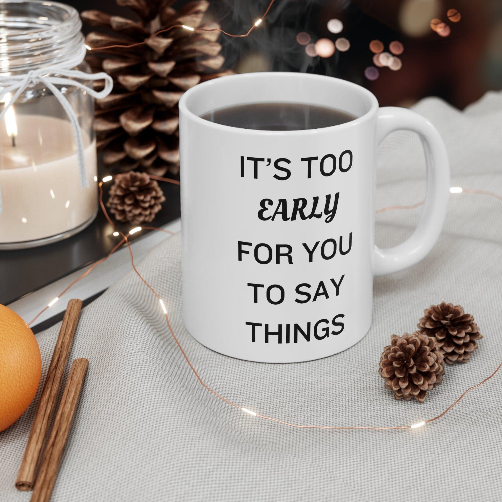 Humor in a Cup: Lift Your Spirits Mug - Texts and Threads