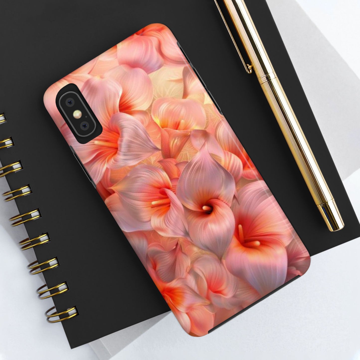 Watercolor Beautiful Summer Flowers Tough Phone Case