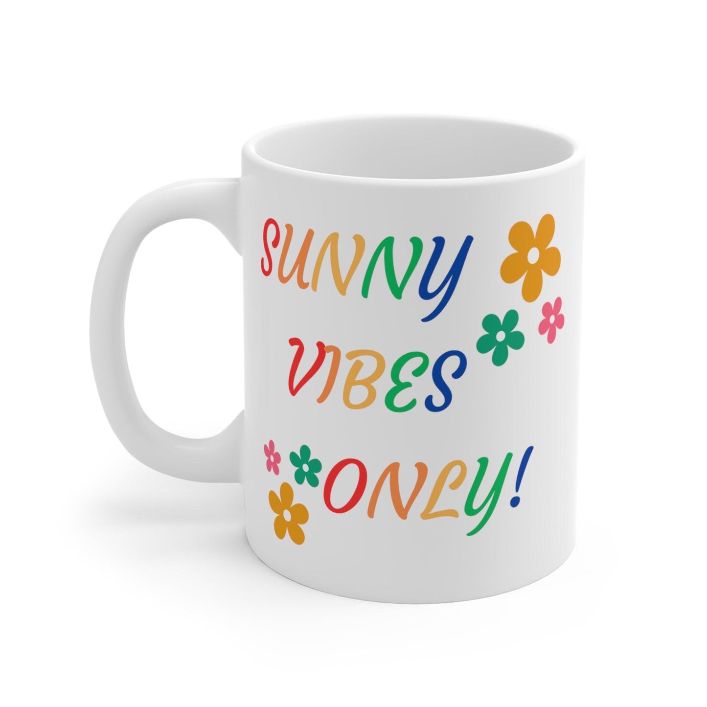 Radiate Positivity: Fun Vibes Only Coffee Mug - Texts and Threads