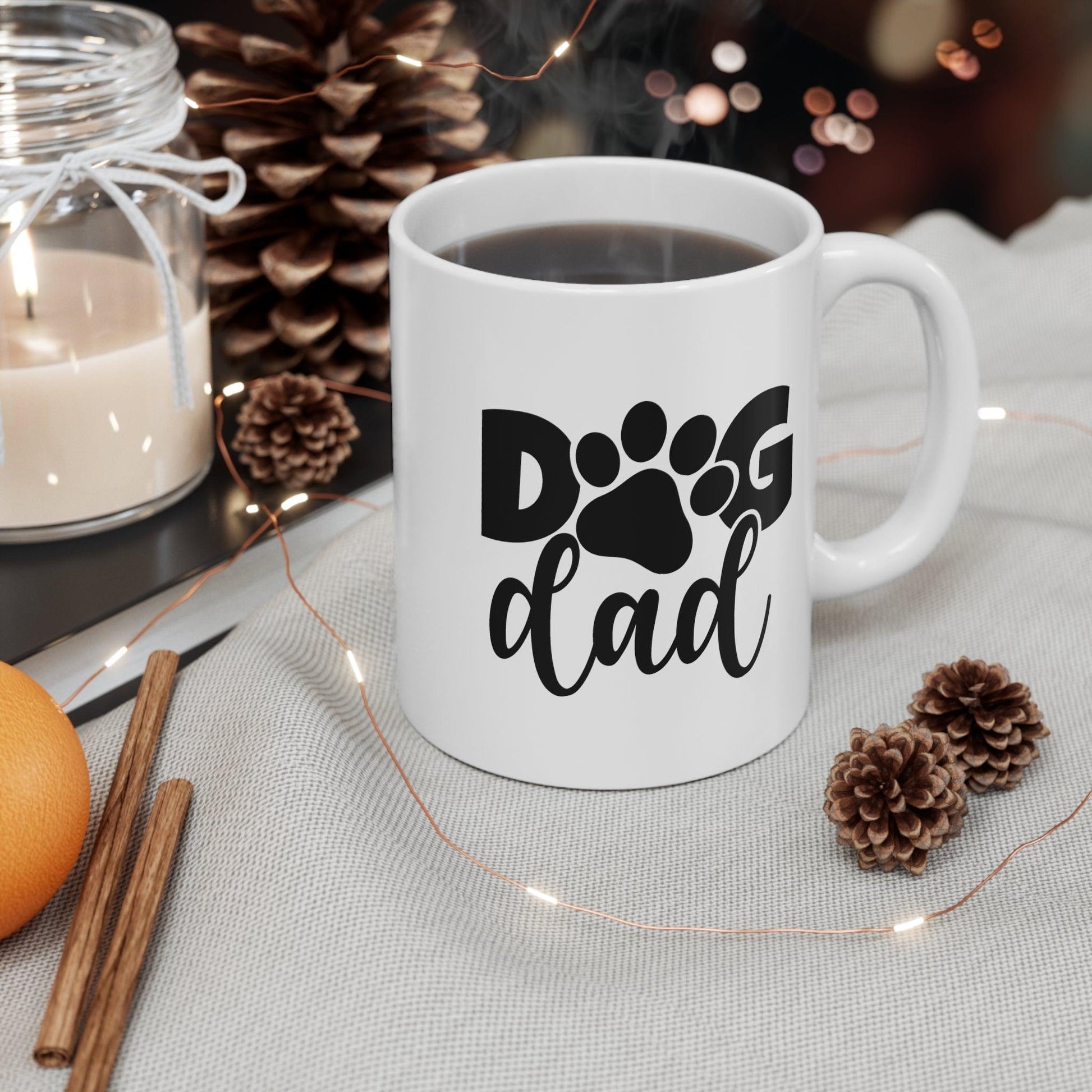 Proud Dog Dad: The Ultimate Mug for Canine Fathers - Texts and Threads