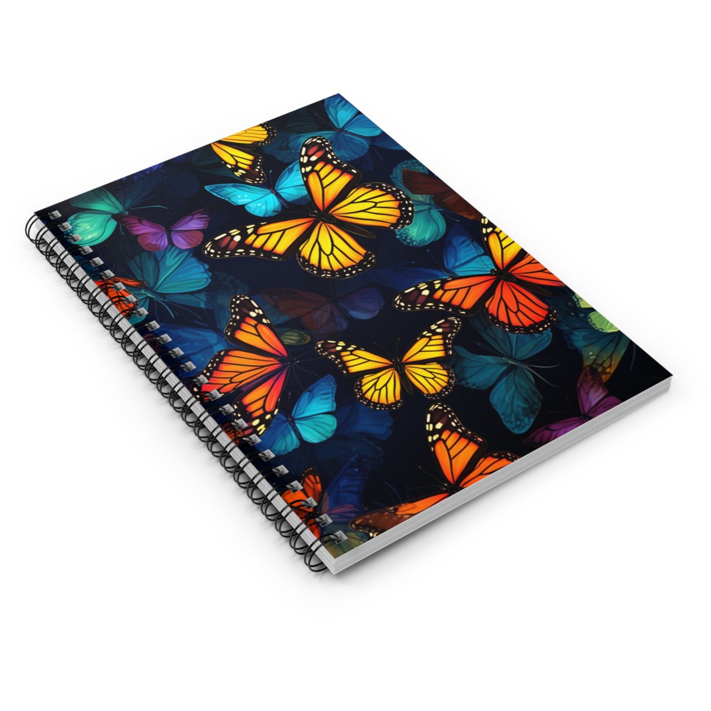 Butterfly Magic: Elegant Spiral Notebook