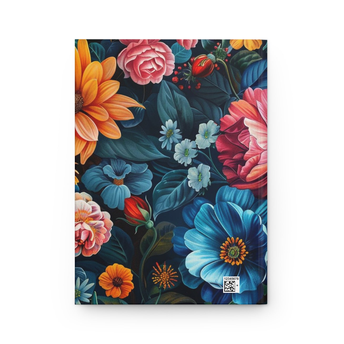 Blooming Elegance: Floral Design Hardcover Notebook