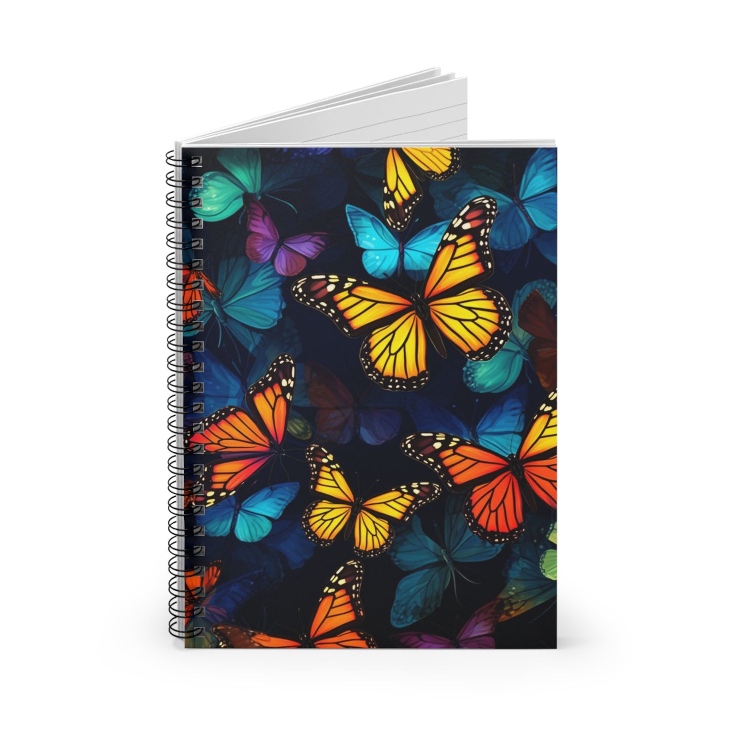 Butterfly Magic: Elegant Spiral Notebook