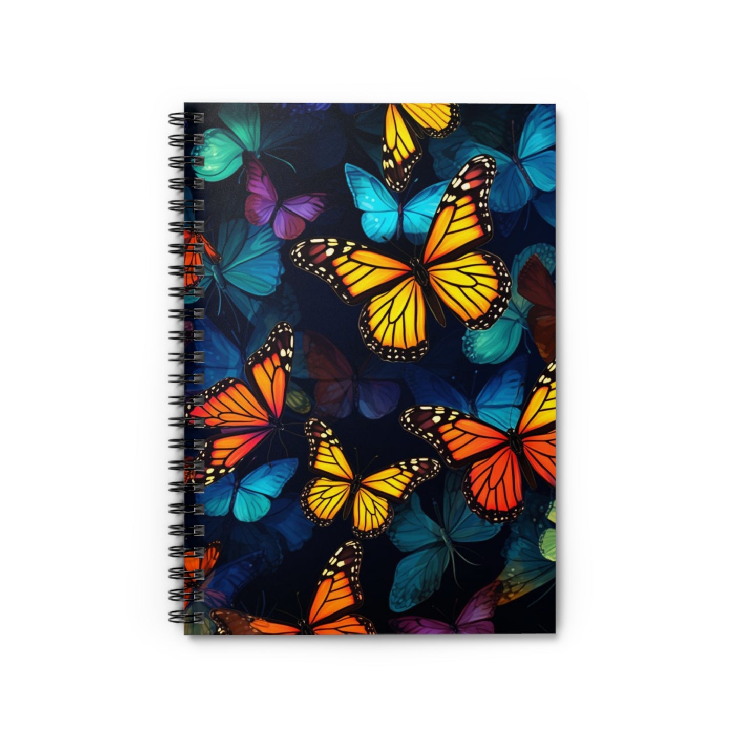 Butterfly Magic: Elegant Spiral Notebook