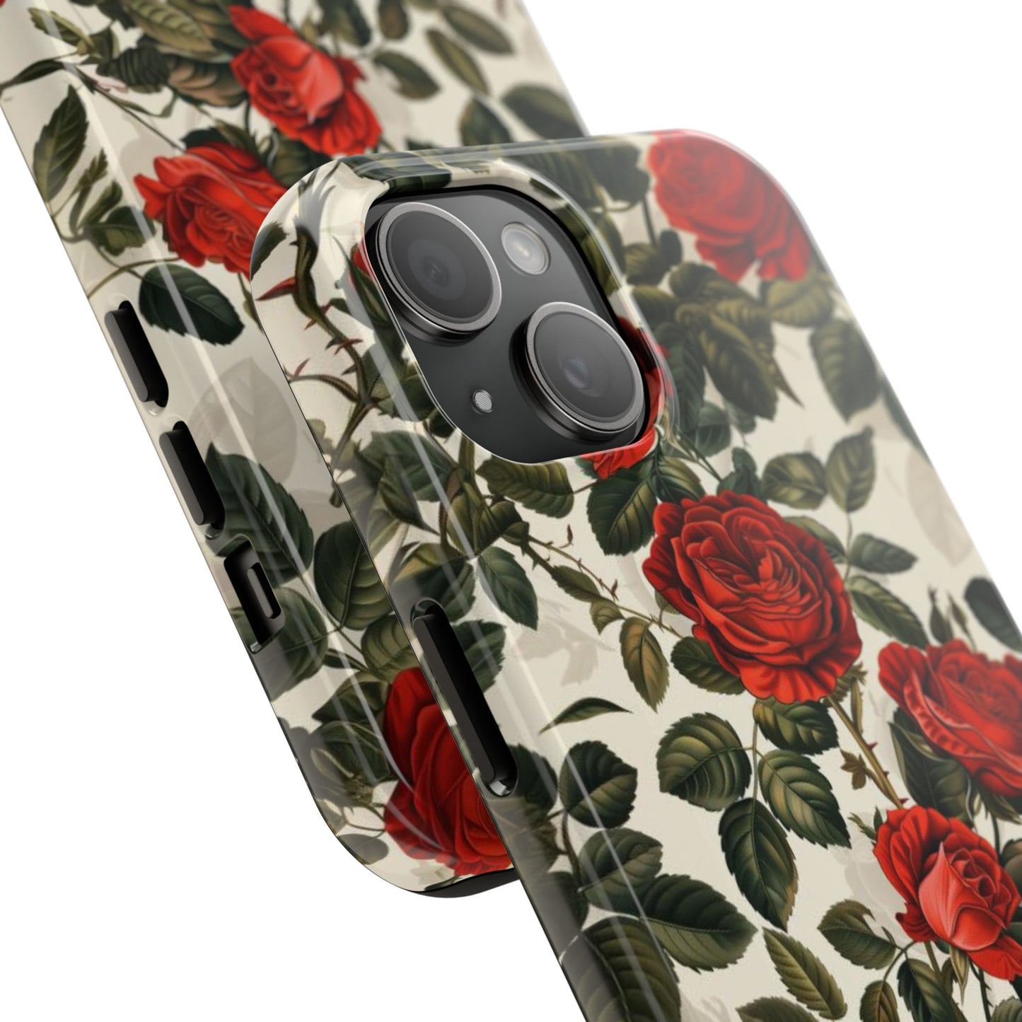 Watercolor Floral Roses Tough Phone Case