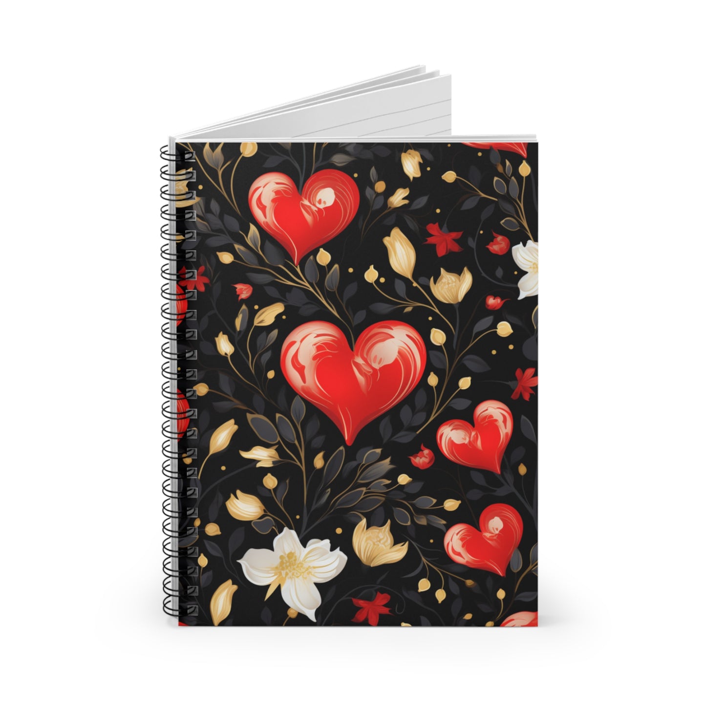 Modern Heart Expressions: Abstract Heart Shape Spiral Journal