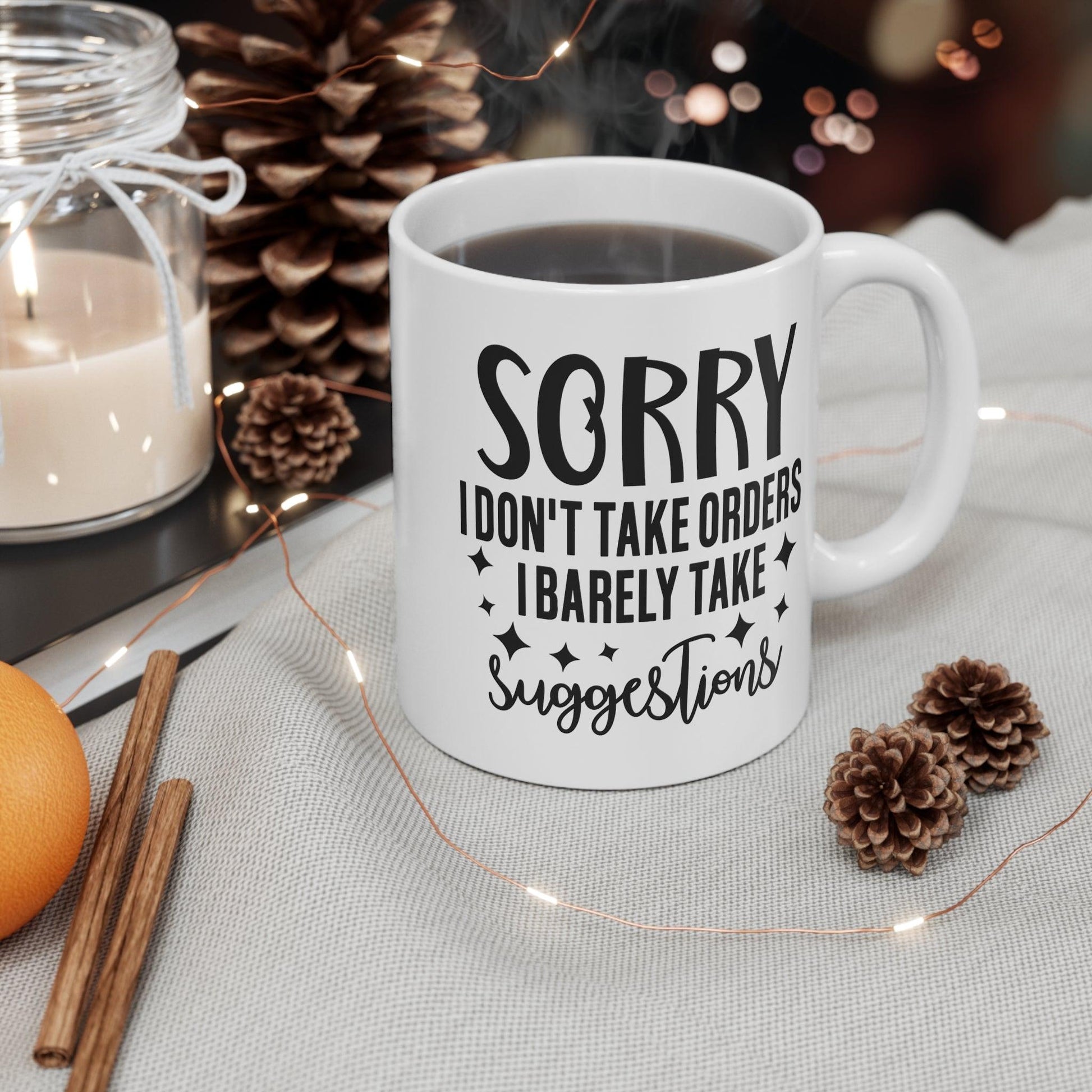 Snarky Sips: Sarcastic Saying Mug - Texts and Threads