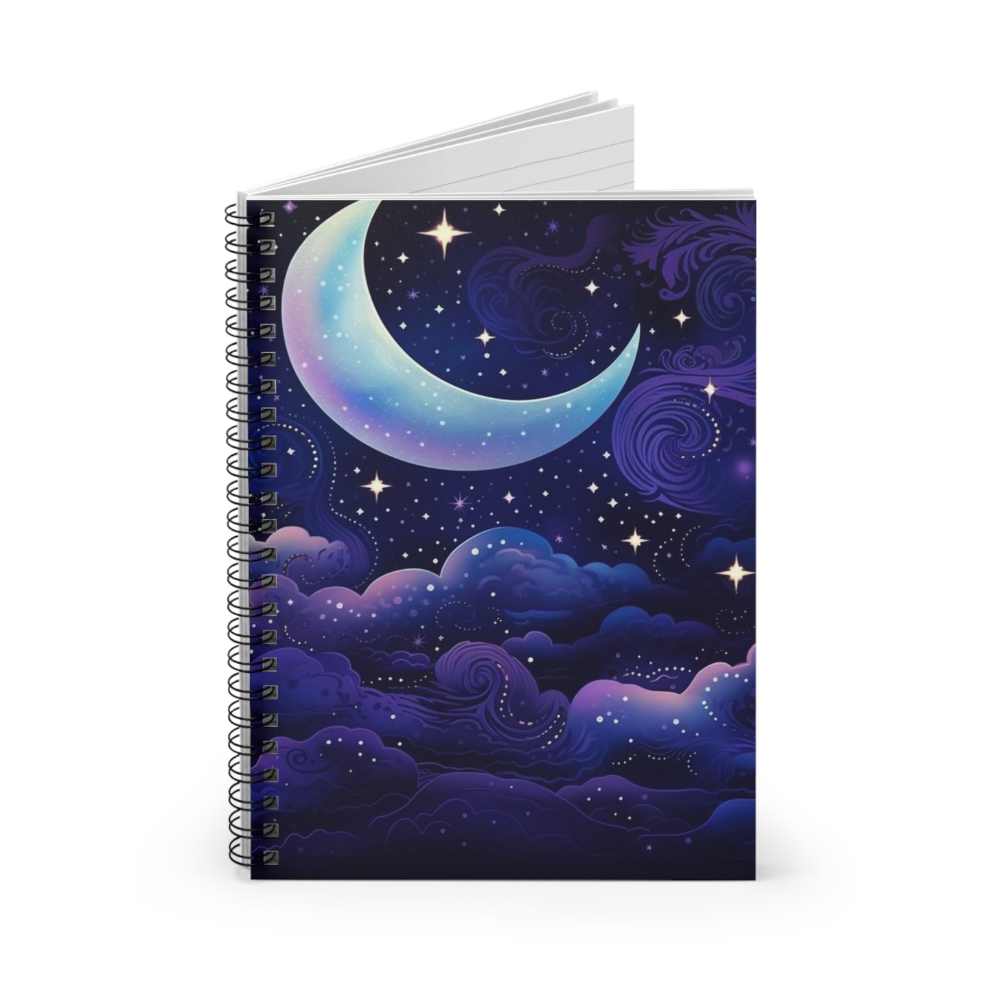 Moonlight Magic: Enchanting Spiral Journal