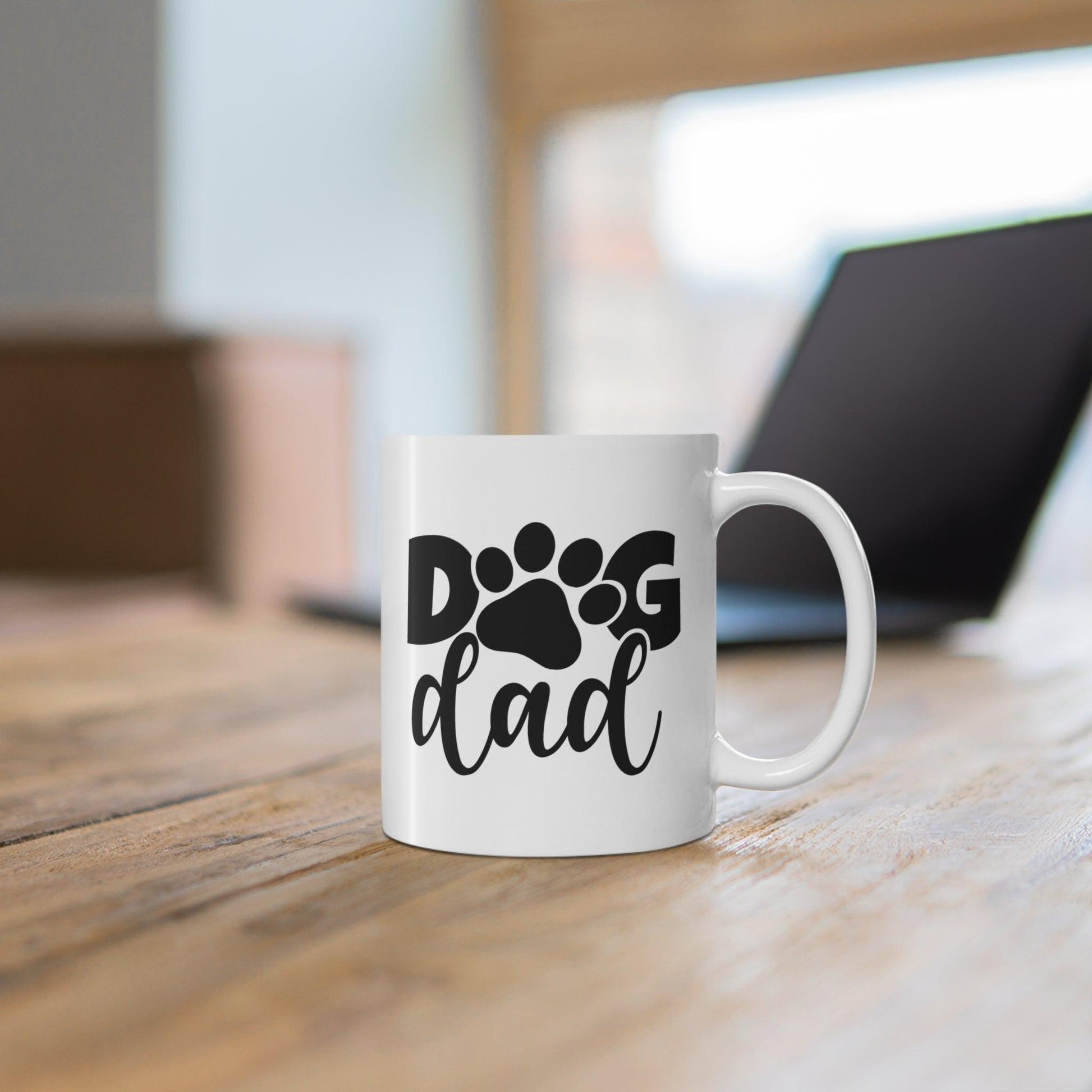 Proud Dog Dad: The Ultimate Mug for Canine Fathers - Texts and Threads