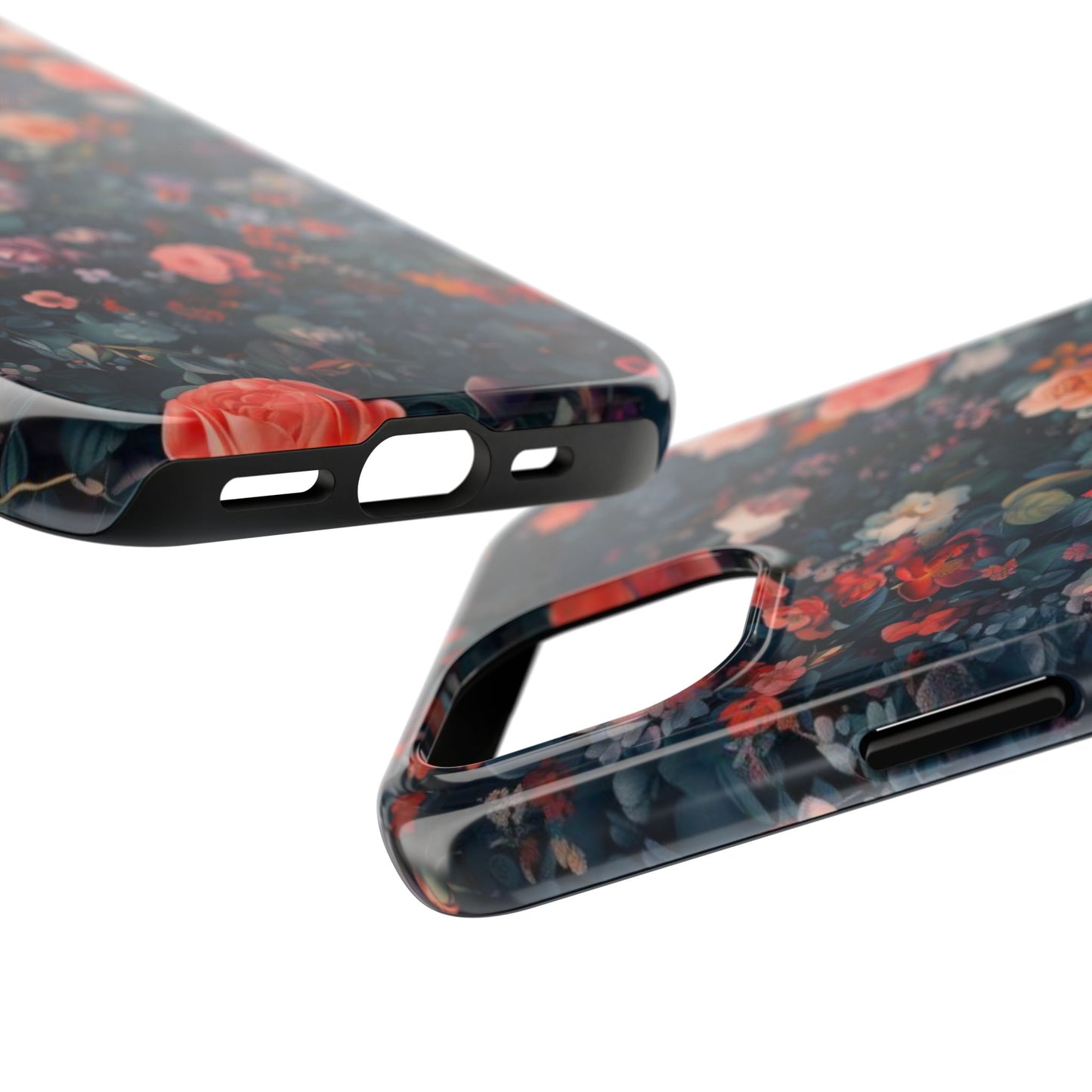 Watercolor Floral Landscape Impact-Resistant Phone Case