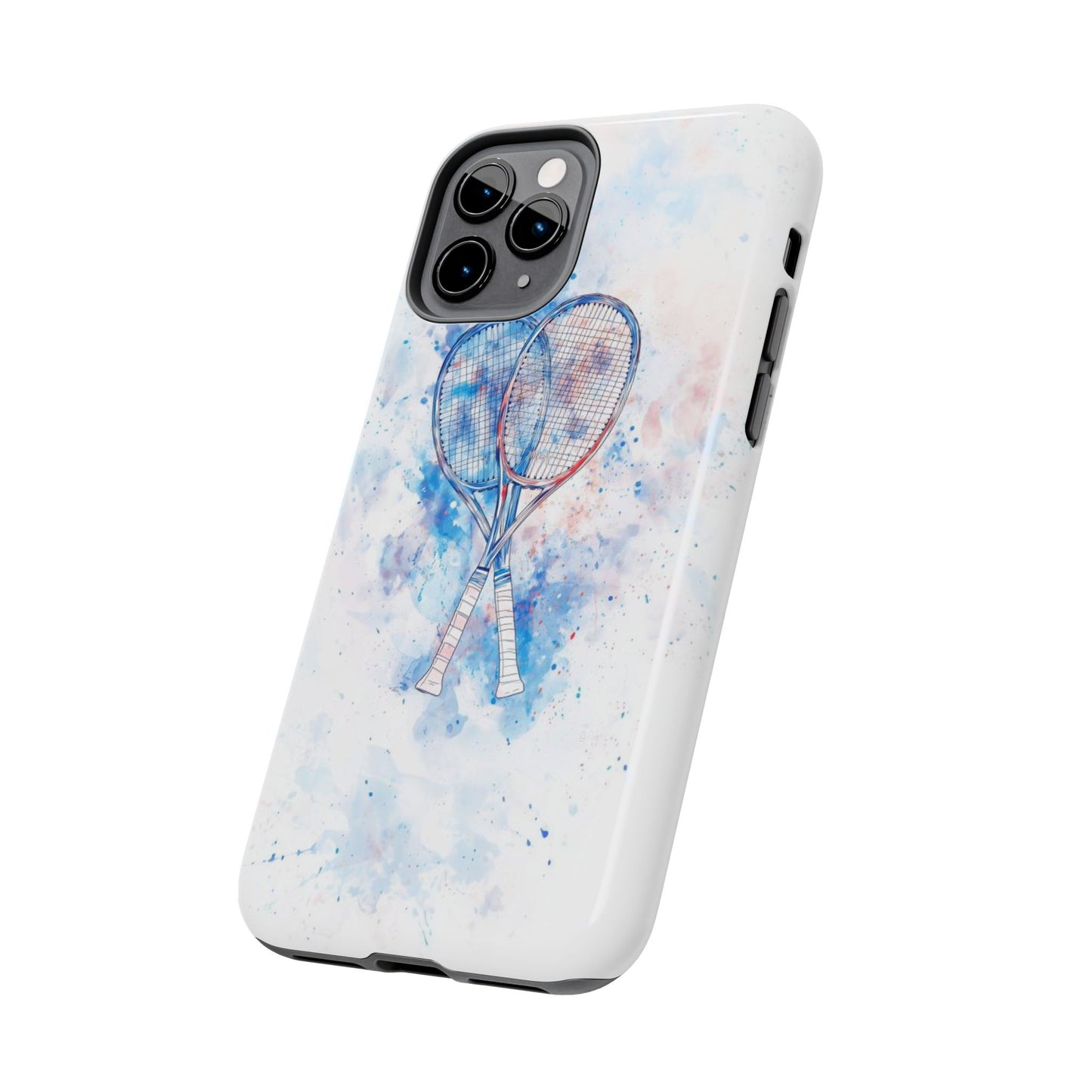 Watercolor Tennis Impact-Resistant Phone Case