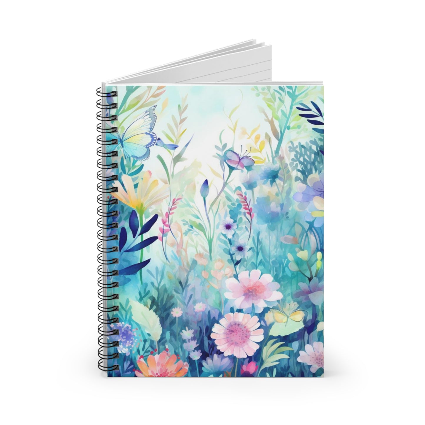 Enchanted Garden: Floral Spiral Notebook