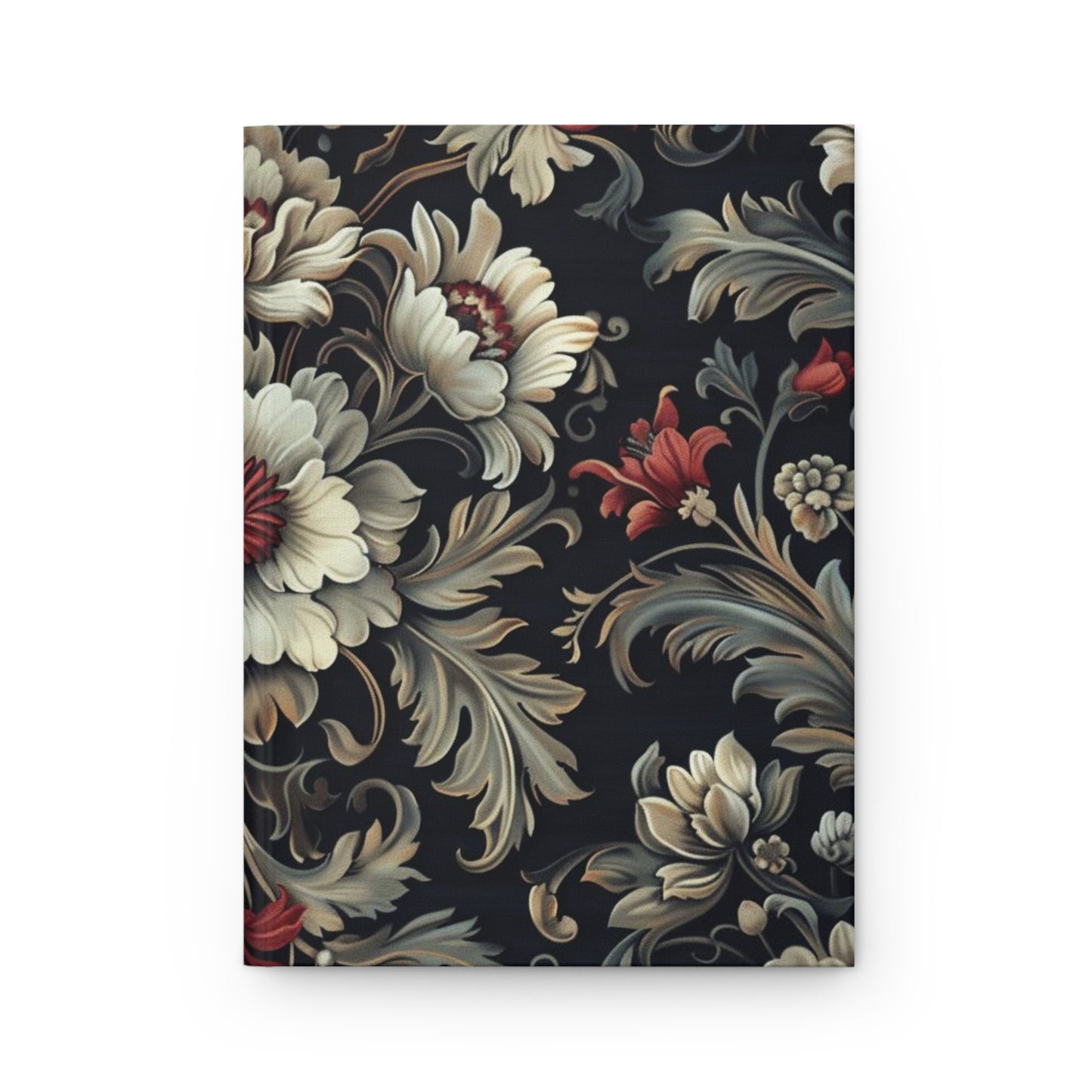 Charming Petals Floral Design Hardcover Notebook