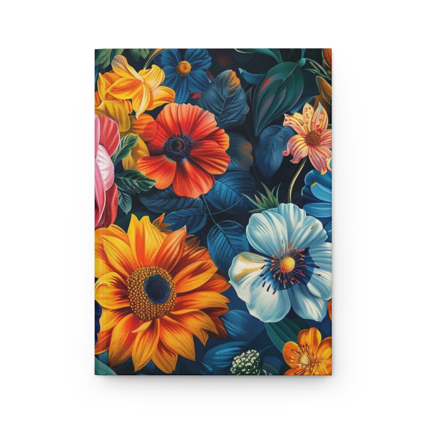 Blooming Elegance: Floral Design Hardcover Notebook