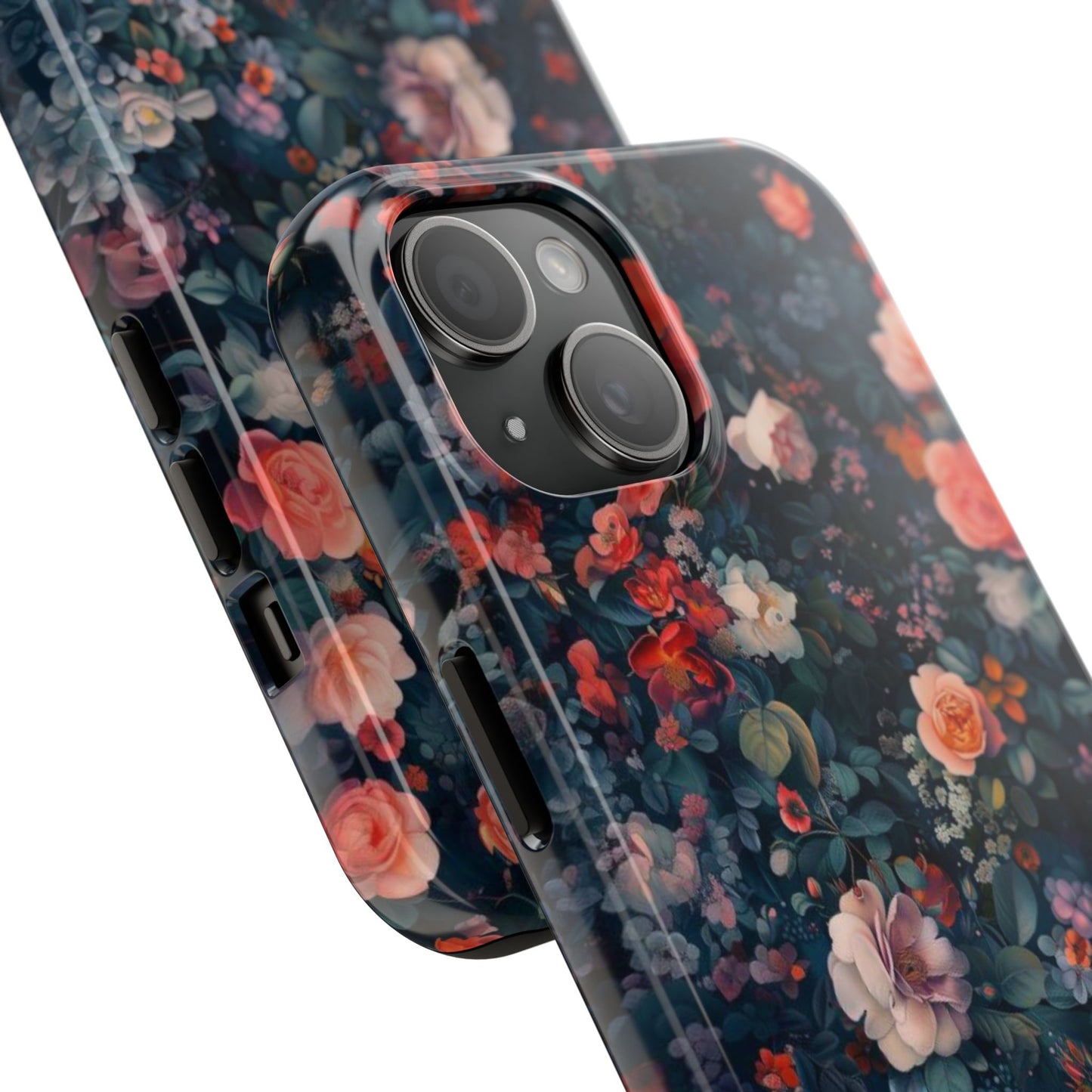 Watercolor Floral Landscape Impact-Resistant Phone Case