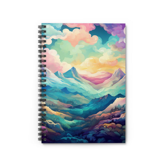 Watercolor Landscapes: Mountain Spiral Journal