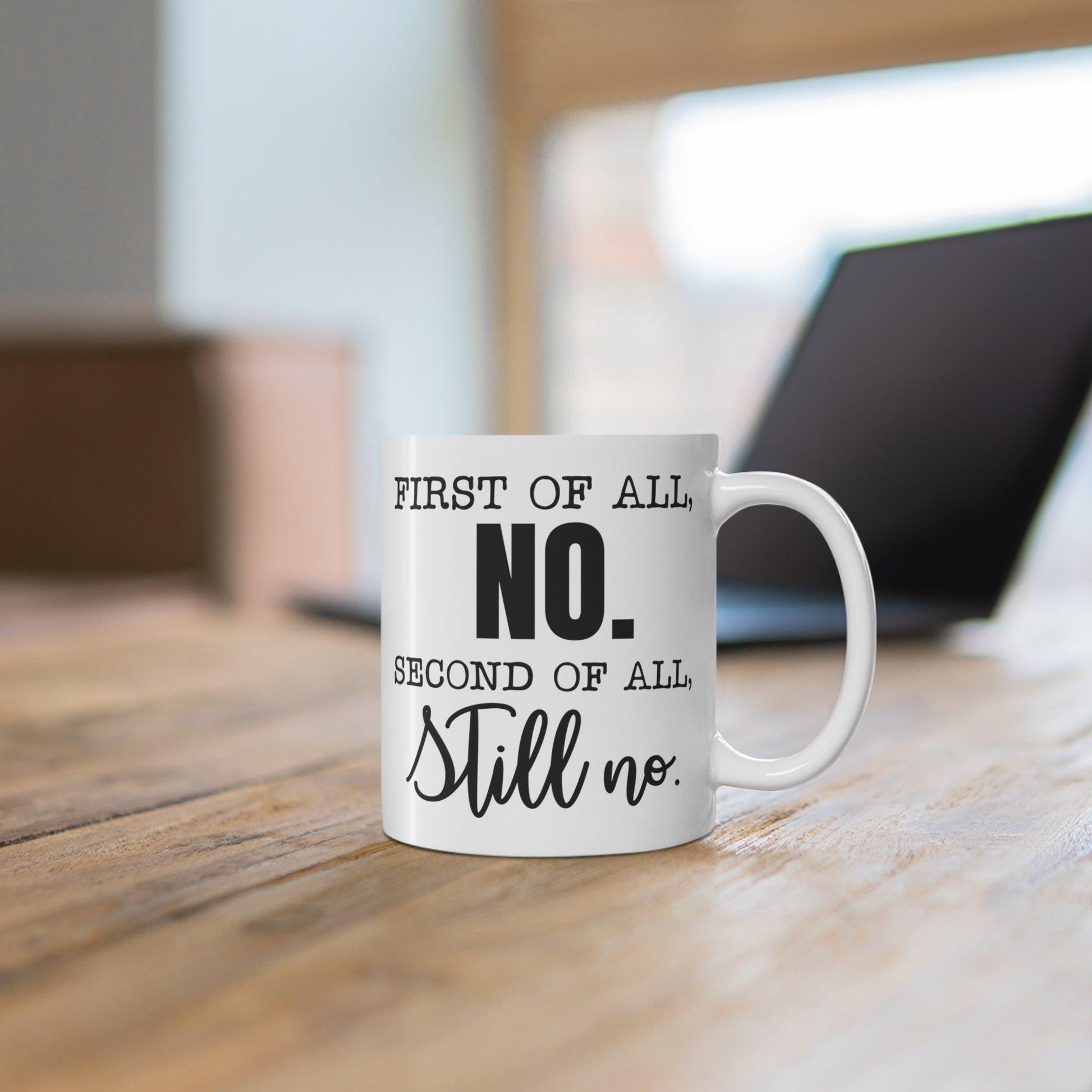 Caffeine and Comedy: The Perfect Pairing Mug - Texts and Threads