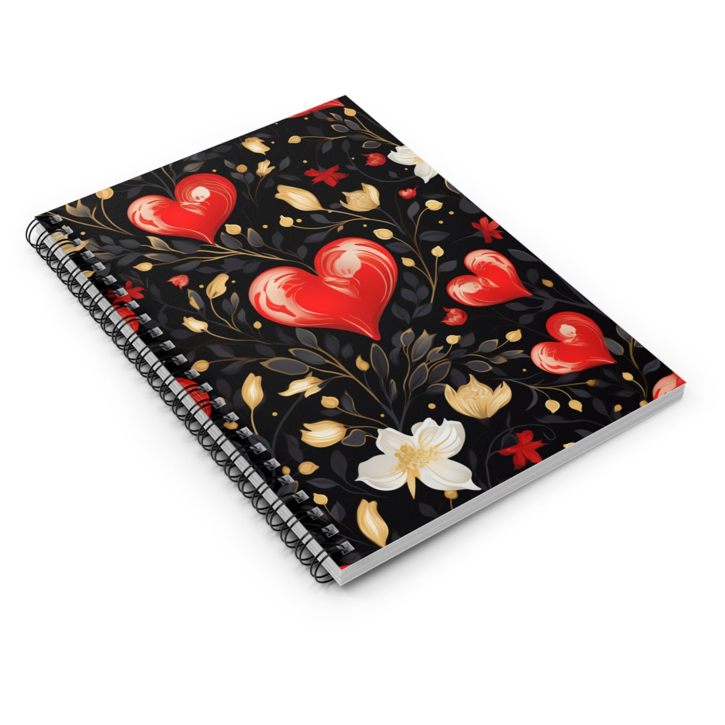 Modern Heart Expressions: Abstract Heart Shape Spiral Journal